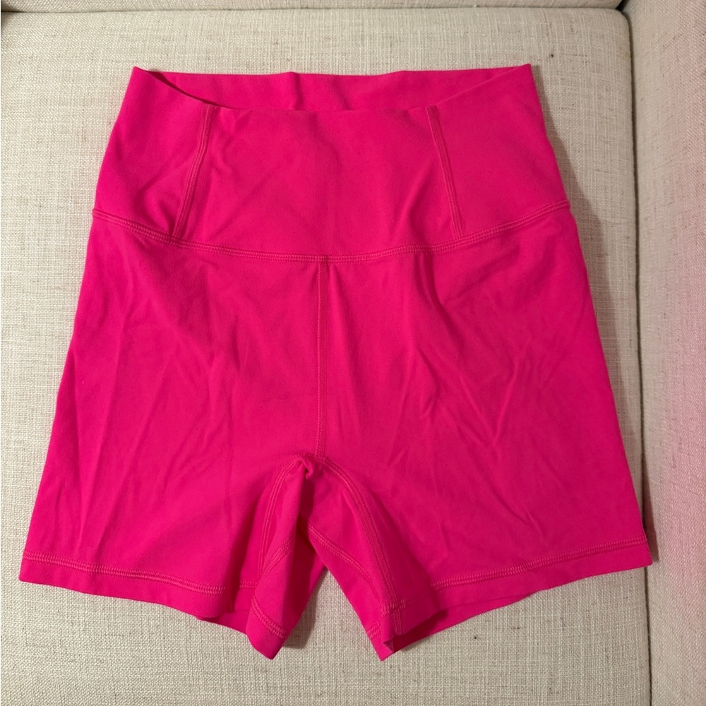 Free people movement: never better run shorts- hot pink- small